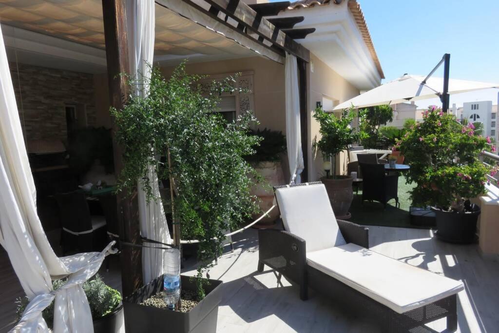 Penthouse - Residence La Mina - Albir Avec Wifi Gratuit 阿尔比尔 外观 照片