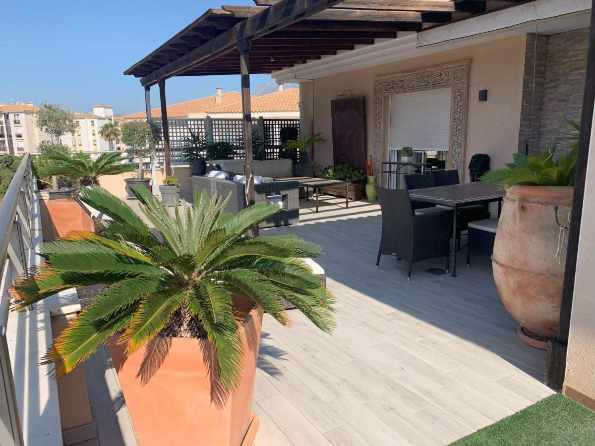 Penthouse - Residence La Mina - Albir Avec Wifi Gratuit 阿尔比尔 外观 照片