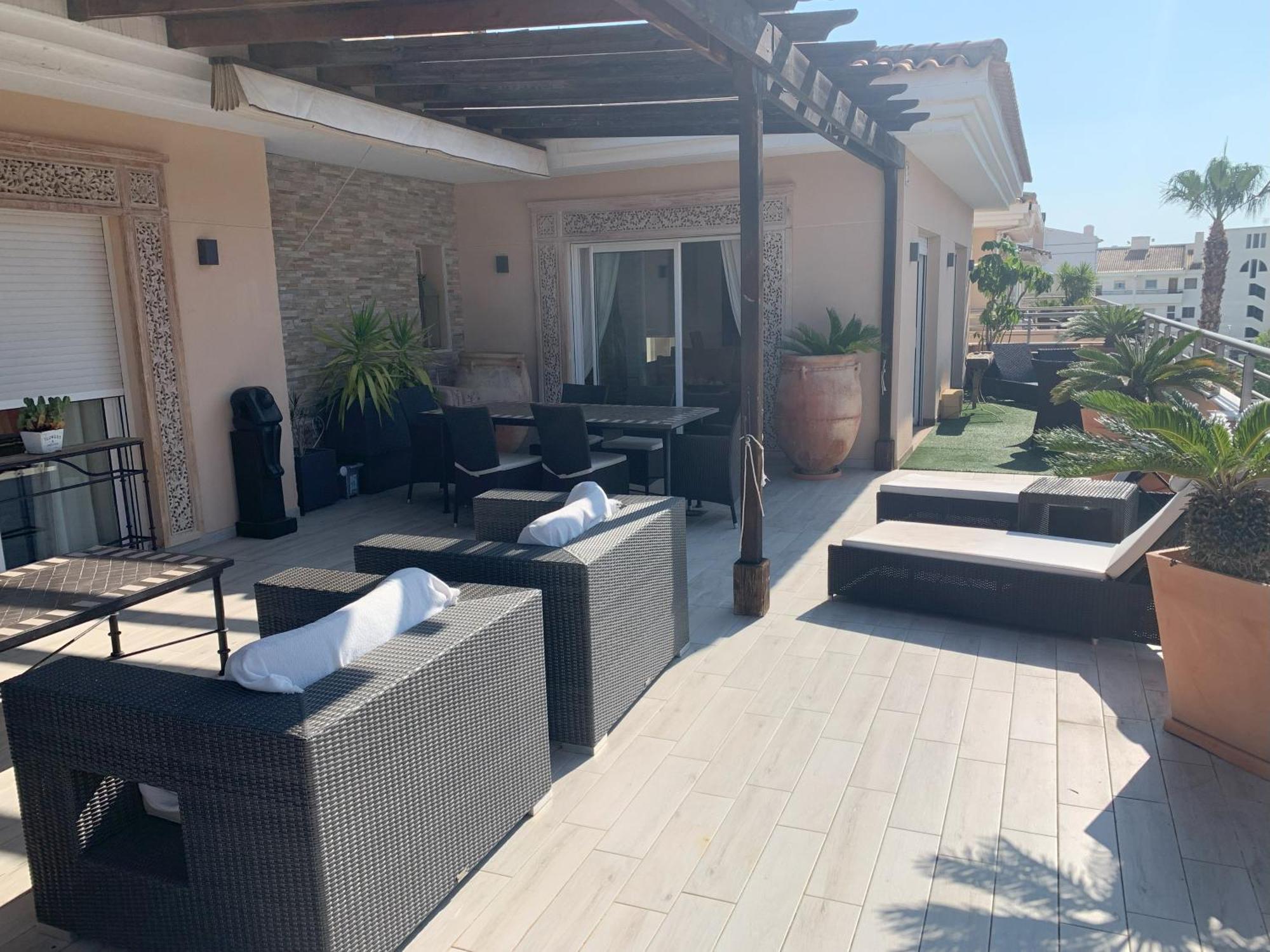Penthouse - Residence La Mina - Albir Avec Wifi Gratuit 阿尔比尔 外观 照片